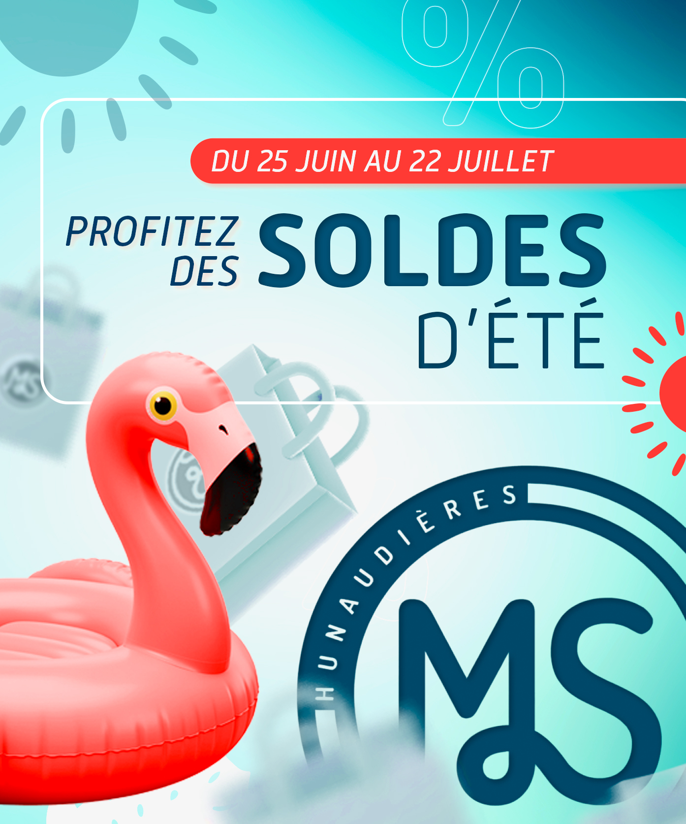 Bannière mobile soldes été Maine Street